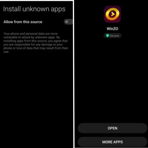 winzo app install